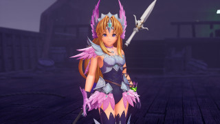 Female armor sword spear blonde - female free wallpaper