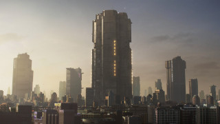 City skyline brutalism architecture ruins - brutalism free wallpaper