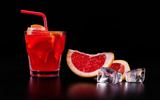 Blood orange juice ice grapefruit - free neon wallpaper for desktop