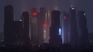 Cyberpunk cityscape night neon starry - cyberpunk city free wallpaper for desktop
