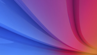Colorful curved blue pink red 2 - design in the middle of it free wallpaper