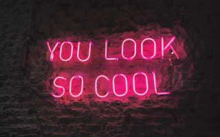 Neon sign you look so - cerith wyn evans free wallpaper