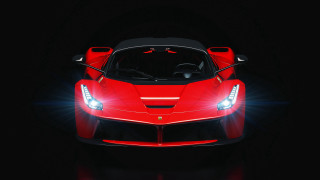 Red sports car headlights dark - the dark room free wallpaper for desktop