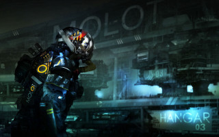 Futuristic man neon city cyberpunk 2 - a neon light free wallpaper