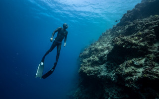 Man ocean surfboard helmet starry - his hand and a helmet free wallpaper
