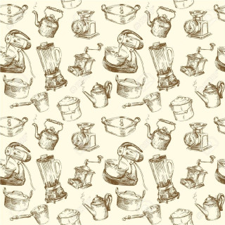 Kitchen utensils pots teacup teapot - free cats wallpaper for tablet