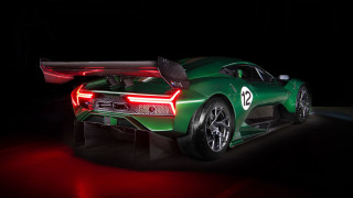Green sports car red taillight - a red tail light free wallpaper