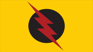 Yellow red poster lightning bauhaus - a lightning bolt free wallpaper