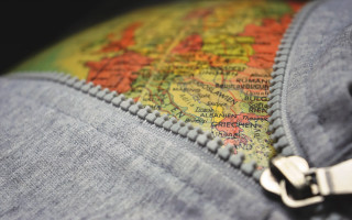 Zipper backpack map metal hook - micro free wallpaper