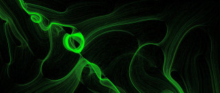 Green abstract black ring vibrant - a green abstract background free wallpaper