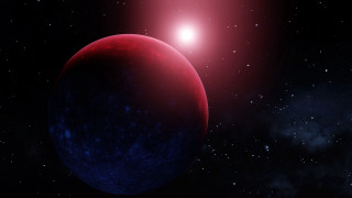 Red blue planet stars brightlight - free stars wallpaper for desktop