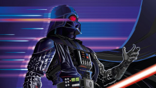 Star wars darkblue armor redlight - his helmet free wallpaper