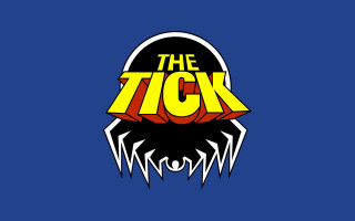 Tick show blue background spider - a logo free wallpaper for desktop