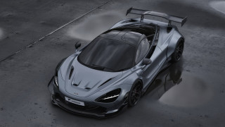 Grey sports car hood up - a grey sports car free wallpaper for desktop