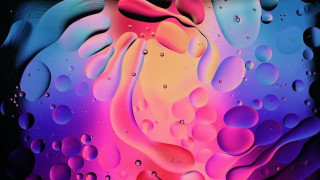 Colorful liquid painting bubbles water - liquid free wallpaper