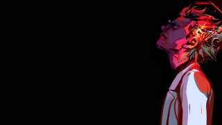 Man red white shirt black - shirt free wallpaper for desktop