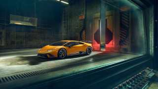 Yellow sports car garage soundboard - a garage next free wallpaper for desktop