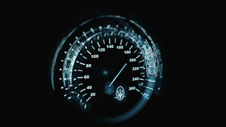 Speedometer blue light dark black - a speedometer free wallpaper for desktop