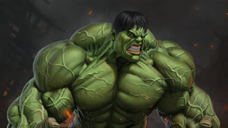 Hulk open mouth hands hips - his mouth open free wallpaper