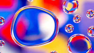 Bubbles water color background abstract - abstract illusionism free wallpaper