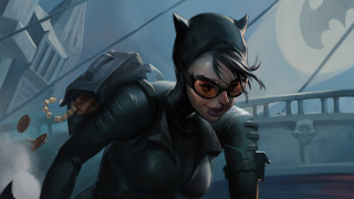 Catwoman batman animated gun artgerm - the animated movie free wallpaper