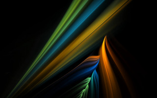 Colorful abstract lines dark background - line free wallpaper