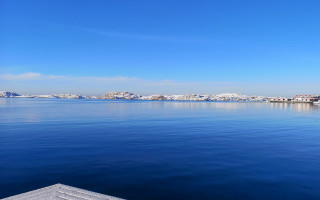 Calm lake snow mountains town - calm free wallpaper for desktop