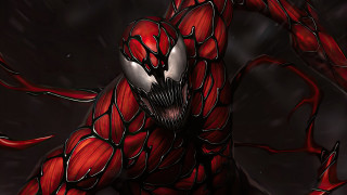 Spiderman redblackstripes blackbackground redspider detailedpainting - a spider man free wallpaper