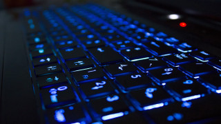 Keyboard blue red light dynamic - the key free wallpaper