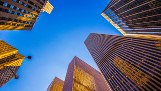 Skyline urban architecture tall buildings - ultra wide angle free wallpaper for desktop