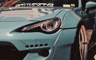 Car battlend sticker closeup beeple - closeup free wallpaper
