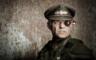 Military uniform man binoculars constructivism - a man in a military uniform free wallpaper