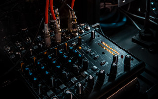 Control panel wires microphone beeple - studio quality free wallpaper