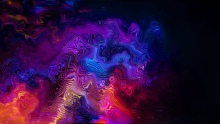 Colorful abstract spacescape fire swirls - a colorful abstract painting free wallpaper