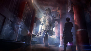 Man armor statue dress candle - a room next free wallpaper