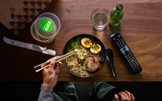 Person holding chopsticks bowl table - chopstick free wallpaper for desktop