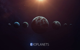 Exoplanets sun planets space scene - exekia free wallpaper for desktop