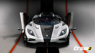 White black sports car garage 7 - the hood open free wallpaper