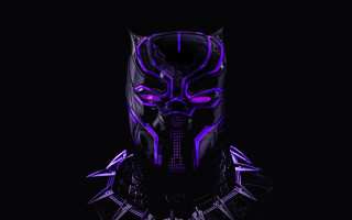 Purple black mask spikes afrofuturism - mask free wallpaper