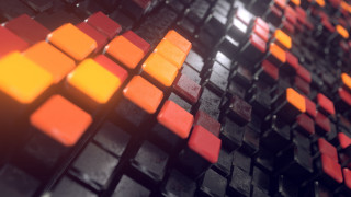 Colorful keyboard brick rooftop sunset - many free wallpaper