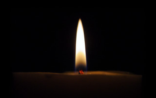 Candle light dark space long - a candle free wallpaper