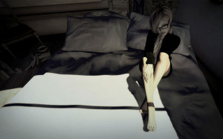 Eve ryder long hair glasses - a pillow free wallpaper for desktop