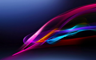 Colorful abstract curved background neon - neon color free wallpaper