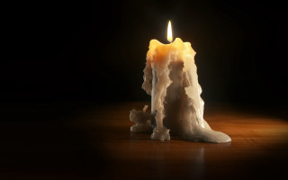 Candle table black background white - a candle free wallpaper for desktop