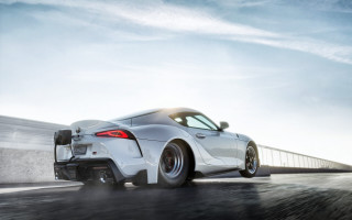 White sports car road traintrack - a white sports car free wallpaper for desktop