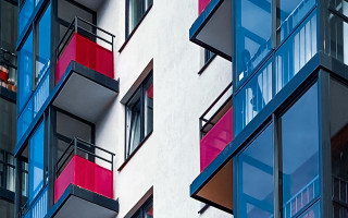 Tall building balconies windows bauhaus - a tall building free wallpaper for desktop