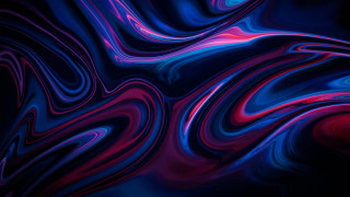 Colorful abstract generative art black - artistic free wallpaper for desktop