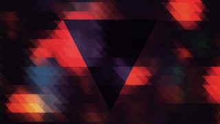 Colorful triangle red center black - geometric shape free wallpaper for desktop