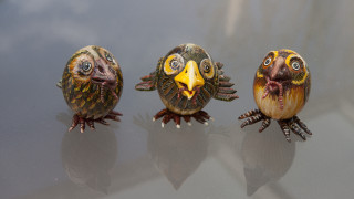 Three birds table cloisonnism flemish - a table together free wallpaper