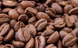 Coffee beans brown stuff hyperrealism - fine texture free wallpaper for desktop